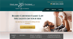 Desktop Screenshot of haslamperrilawfirm.com
